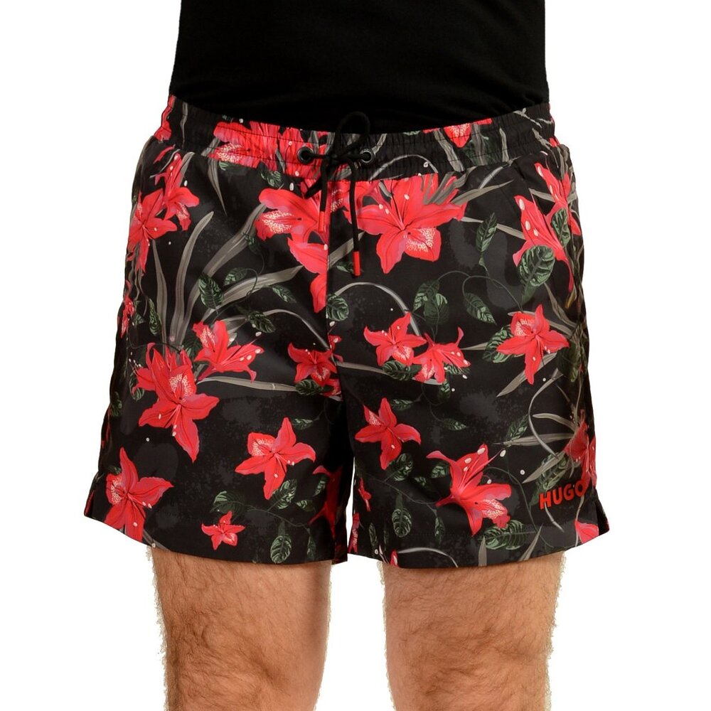 Hugo Boss Men's "CALALA" Floral Print Swim Board Shorts US M IT 50
